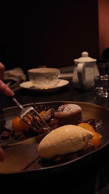 relevé dessert